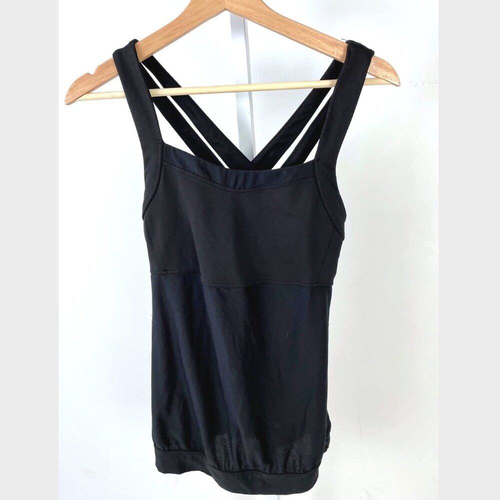 Athleta Size S Miles Tank Top Strappy 153898 Black
